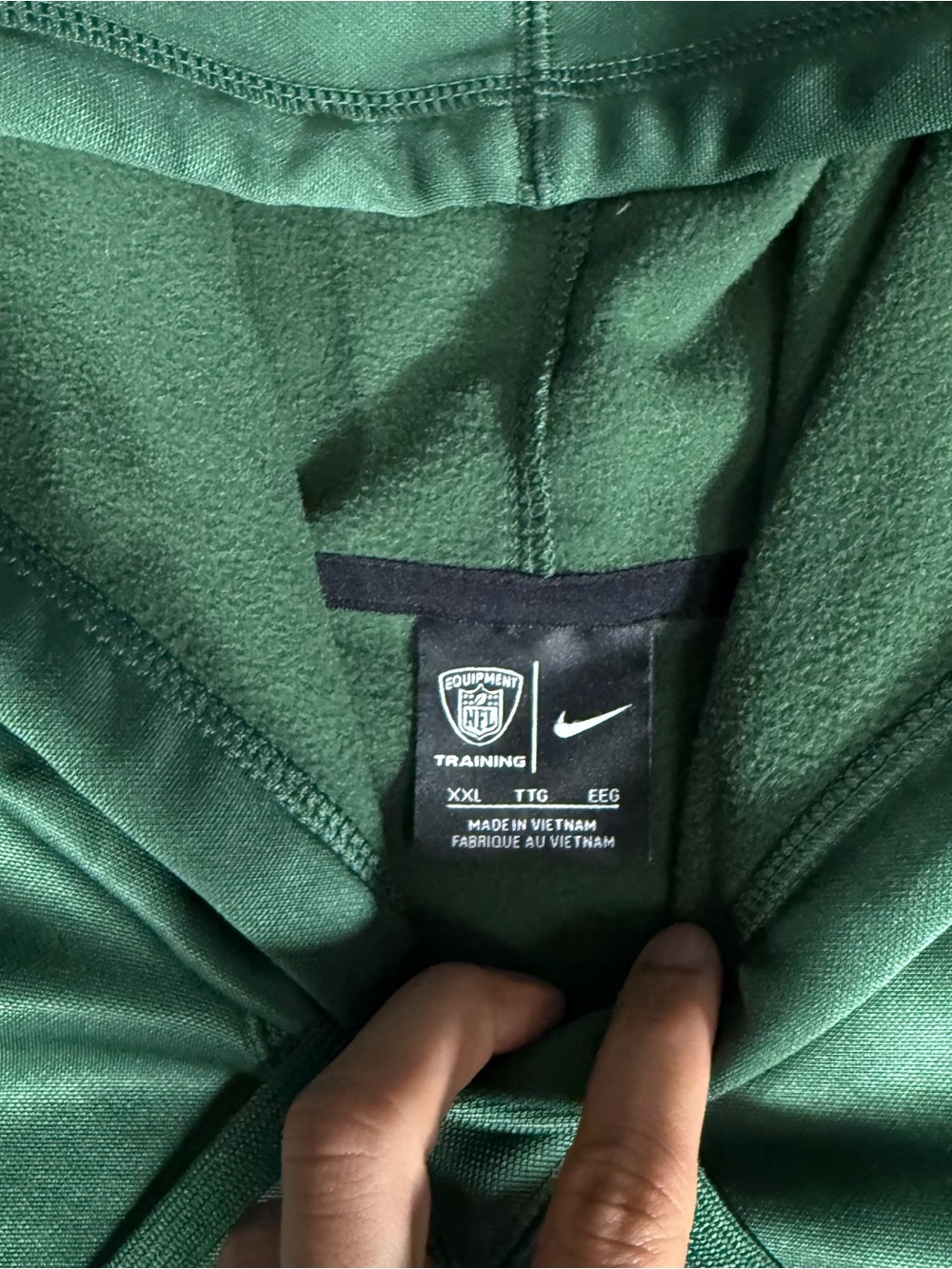Nike Green Bay Packers Training Hoodie Mens 2XL NFL Equipment Sports Green - Picture 6 of 12